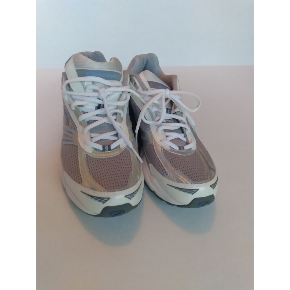 Athletic Running Shoes Mesh Breathable Training Sneakers Grey & White